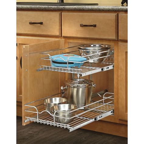 lowes sliding shelf organizer